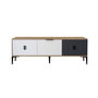 Hanah Home Neva 3501 Soporte para TV Roble, Blanco, Antracita